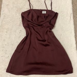 Sunday best silk dress from Aritzia!